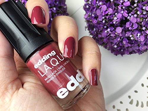 Preisvergleich Produktbild edding Nagellack Set Nr. 169 Bright Burgundy + Mini Top Coat 1 Stk.
