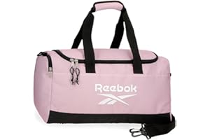 Reebok Boston, mochila escolar, mochila negro y azul fabricada en poliéster, Tirantes anchos, ergonómicos y acolchados, varios compartimentos, de Joumma Bags