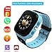 Produktbild melysEU Muti-Funktion Smart Watch mit GPS-Handy-Basisstation Positionierung Handgelenk GM8 Kleinkind (Blau)