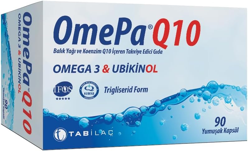 Omepa Q10 Omega3 Ubiquinol 90 Kapsül