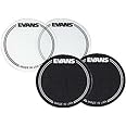 Evans EQPB1 EQ Single Pedal Patch - Black Nylon