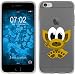 Produktbild PhoneNatic Case für Apple iPhone 6 Plus / 6s Plus Silikon-Hülle Cutiemals M7 Case iPhone 6 Plus / 6s Plus Tasche + 2 Schutzfolien