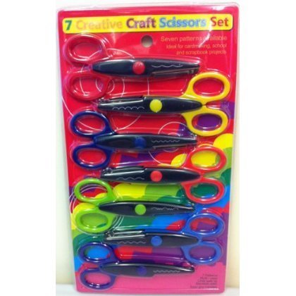 Bastelscheren, 7er-Pack