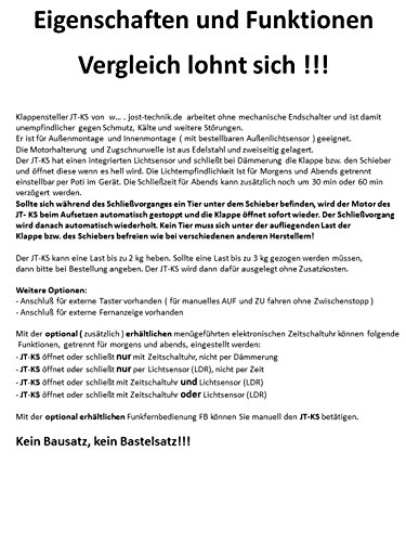Automatische Hühnerklappe mit Steckernetzteil - 2