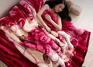 ELSTONE HOME Cloudy Kids Blanket Single Bed Double Ply Super Soft Fabric Mink for Heavy Winters with English Colors 50 X 85 Inches for Boys and Girls - Pack of 1