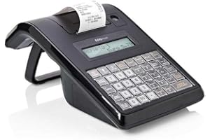 TICKOFFICE Registratore di cassa telematico serie Edo Plus leggero e compatto, attivazione inclusa (Nero)