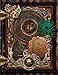 Produktbild C: Steampunk Journal Notebook Themed Ornate Mongrammed Initial C Lined Notebook Vintage Clock Artistic Art Cover 8.5"x11" Blank Wide Ruled 110 Pages