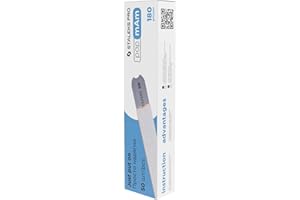 File White Disposable papmAm for Straight Nail File Staleks Pro Expert 22, 100/150/180/240 grit (50 pcs) New (180 grit)