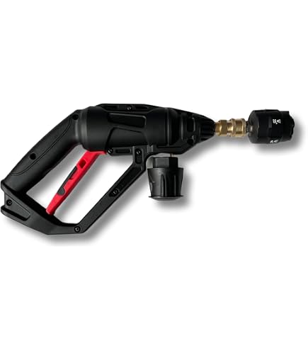 Pistola De Alta Presión 4000 PSI - Conexión Giratoria M22-14mm, 5 Boquillas, Compatible Con Kärcher | Para Coches, Patios Y Jardines