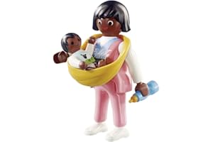 PLAYMOBIL PLAYMO-Friends 70563 Mama mit Babytrage, Ab 4 Jahren
