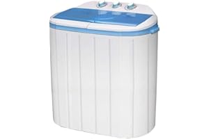 GENERIC Portable Twin Tub Washing Machine and Dryer 5 KG (3 KG Wash 2 KG Dryer) Electric Mini Washer RV Travel Camping Dry Cycle Dryer Combo New