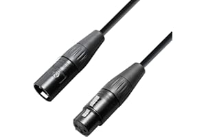 Adam Hall Cables 4 STAR MMF 0150 KRYSTAL - Cavo microfono OCC XLR femmina a XLR maschio 1,5 m