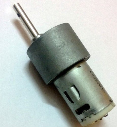 Robodo Electronics ROBO_2 Johnson Geared Motor 500 RPM 12v DC Gear for Robotics