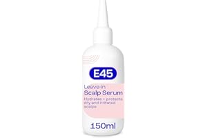 E45 Hydrating Scalp Serum, Protects Against Dryness, Itch & Irritation, Helps Reduce Dandruff & Sebum, Moisturises Sensitive Skin, Fragrance Free, 150ml