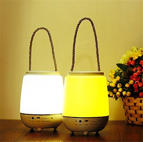 DREAM LAMP Christmas Gift Bluetooth Speaker Dimmable Portable Bedside Light with Timing Settings &amp; straps Reading Bedroom Indoor Outdoor Night Light , Couple