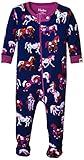 Hatley Baby Girls 0-24m Footed Coverall Flower Horses Footies