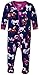 Hatley Baby-Girls Infant Footed Coverall -Flower Horses Pyjama Set, Dark Blue, 18-24 Months