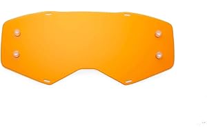 SeeCle Compatible pour Scott Prospect 415159 lentilles de rechange pour masques orange effet miroir compatible pour masque Scott Prospect Homme
