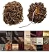 Haute For Diva's Celebrity Inspired Curly Claw Clip On Clamp Hair Bun Hairpiece Updo