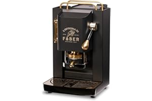 FABER COFFEE MACHINES Faber Pro Deluxe Macchina da Caffè Cialde 44mm Mat Black Ottone