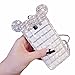 Produktbild Bling Bling Galaxy A5 2017 Hülle, QianYang Handmade Diamant Transparent Schutzhülle für Samsung Galaxy A5 2017 A520 Glitzer Glänzend Handyhülle [ Maus Mouse Ohr Ear] TPU Silikon Case Cover Luxus Crystal Strass Shining Handgefertigt Schutz Kratzfeste Stoßdämpfende Handy Tasche Schale Bumper - Weiß