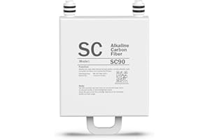 Frizzlife SC90 Cartouche de filtre postale de rechange pour système de filtre à eau osmosée réversible de comptoir WB99 - Alcalin