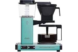 Moccamaster KBG Select, Cafetera Express, Turquesa, Cafetera Filtro, Cafetera,1.25 Litros