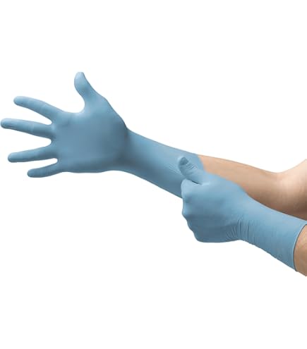 Guanti Da Lavoro Ansell AlphaTec 37-676 In Nitrile - 12 Paia Taglia M, Verdi, Resistenza Chimica E Meccanica - Foto 6