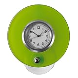 Saugnapf-Uhr | Badezimmerspiegel-Uhr STICKY | Ø 70 mm | Uhrwerk Ø 36 mm | Ofform Design | Nr.4782