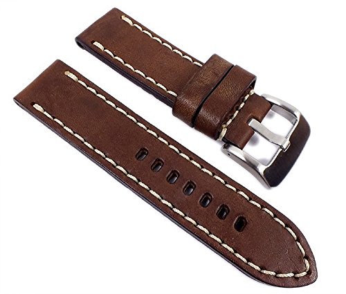 Barington Aeronautica Ersatzband Uhrenarmband Fliegerband Optik Leder Braun 26mm Barington Aeronautica Ersatzband Uhrenarmband Fliegerband Optik Leder Braun 26mm