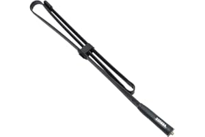 ABBREE Antenne tactique 144/222/435 MHz pour Baofeng BF-R3 UV-82T Baofeng x Radioddity UV-5RX3 UV-82X3 BTECH UV-5X3 Abbree AR-F3 Radio bidirectionnelle 108 cm