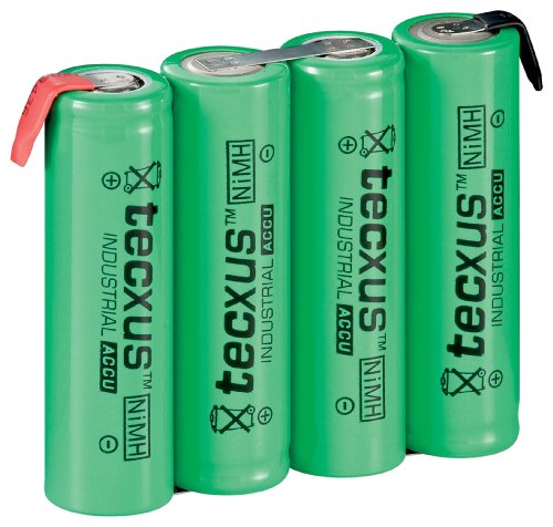 Akkupack aus 4x AA Mignon Akkus (4,8V ; 2100mAh) mit Lötfahne