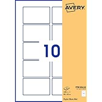 Etichette Avery 80x50 Mm - Confezione Da 100, Bianche, Stampabili - Foto 6