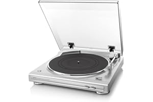 Denon DP-29F Plattenspieler, vollautomatisch, Riemenantrieb, integrierter Phono-Equalizer, MM-Tonabnehmer - Silber