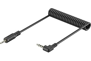 JJC Auslöser Anschluss DC3 Kabel für Nikon ZR, Z5II, Z50II, Fujifilm X-T200 X-S10 X-S20 X-E4, Pentax K-70 KP Kamera