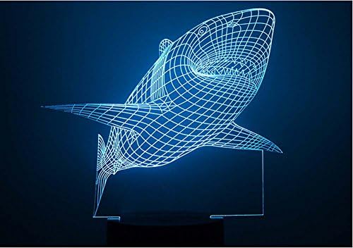 3D LED Night Light Optical Illusion Light Illuminating Light Desk Table Light Lamp 7 Color Changing With Acrylic ( Color : Bronze )