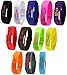 Neo Gold Leaf Unisex Silicone Jelly Slim Set of 12 Sports Digital Led Bracelet Band Watch for Boys & Girls RS.549.00