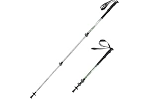 Naturehike Ultralight Walking Sticks Mujeres y Hombres Palos de Senderismo 62-135cm Plegable Bastones de Aluminio