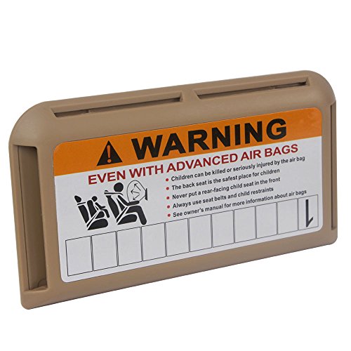 Vanker Plastique Pare-soleil de voiture Organiseur de poche carte de stockage de support Pare-soleil Clip (Beige)