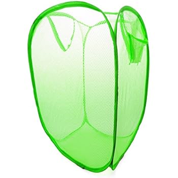 Faltbarer Wäschekorb, Kleiderkorb / Wäschenetz aus Nylon (Dehnbar