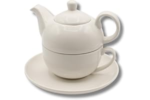 Leonardo Luxury Home Design Tazza Elegante Teiera Egoist Idea Regalo Porcellana 400 ml Liscia e Resistente The Infuso Servizio Elegante e Raffinato Adatto a Lavastoviglie Forno e Microonde