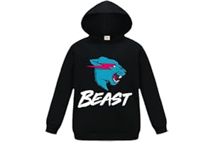 FORLCOOL Berühmte YouTube Gamer Esprots Logo gedruckt Hoodies Mr Beast Lightning Cat Top für Jungen 3-13 Jahre Sportswear