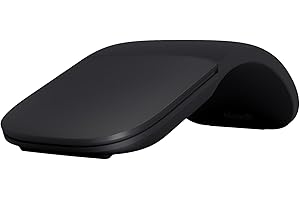 Microsoft Surface Souris Arc - Souris Bluetooth pour PC, Ordinateurs Portables Compatible Windows, Mac, Chrome OS - Noir
