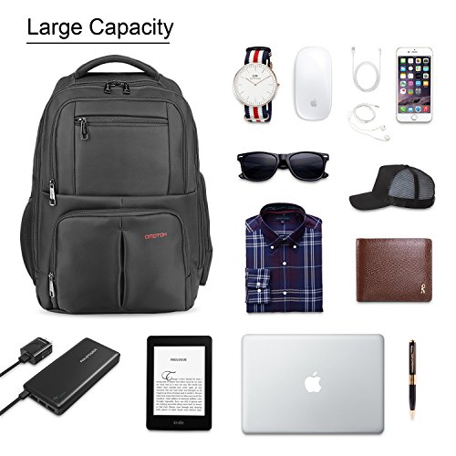 OMOTON Laptop Rucksack f  r alles Tablet und Laptops bis zu 15 6 zoll  zur Arbeit und Reise   wasserabweisend  Anti-Diebstahl  ger  umig  f  r Damen u