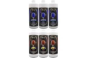 A. BECKER'S A. Becker´s Slush Eis Sirup | Ohne Azofarbstoffe | 2x 3L Blaubeere und Cola | Vegan | 1L Slush Konzentrat ergibt 6L Eis | Getränkesirup für Zubereitung in Slush Maschine und Mixer