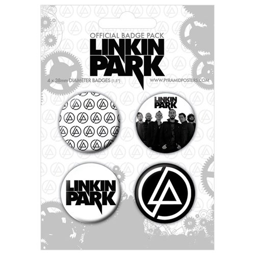 Preisvergleich Produktbild LINKIN PARK - Pack 4 badges Minutes To Midnight