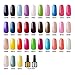 Elite99 Manicure Starter Kit Pick Any 5 Colours Gel Nail Polish 7.3ml + Top & Base Coat + Cleanser Plus + 36W UV Lamp