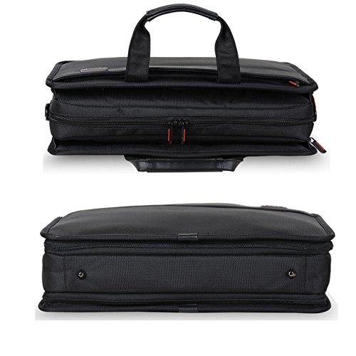 Freebiz 17-Zoll-Laptop-Beutel-Organisator Aktentasche Wasserdichte Laptop-Tasche mit Widen Passend zu 17,3 Zoll bis Gaming-Laptop für Macbook Pro Retina, Asus, Dell, HP, Samsung (17-17,3 Zoll, Schwarz) - 3