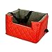 Produktbild Amibelle komfortabler Hundesitz | LUX L Rot | L 57 x B 50 x H 25 cm | Autositz Rückbank/Vordersitz | Luxus für Hunde | ohne Chemie