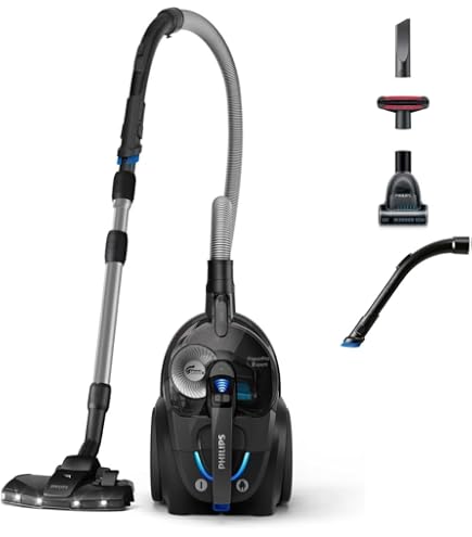 Filtres De Rechange Pour Aspirateur Philips PowerPro Expert 7000 - Kit 2 Filtres Entrée + 2 Filtres Sortie + Brosses